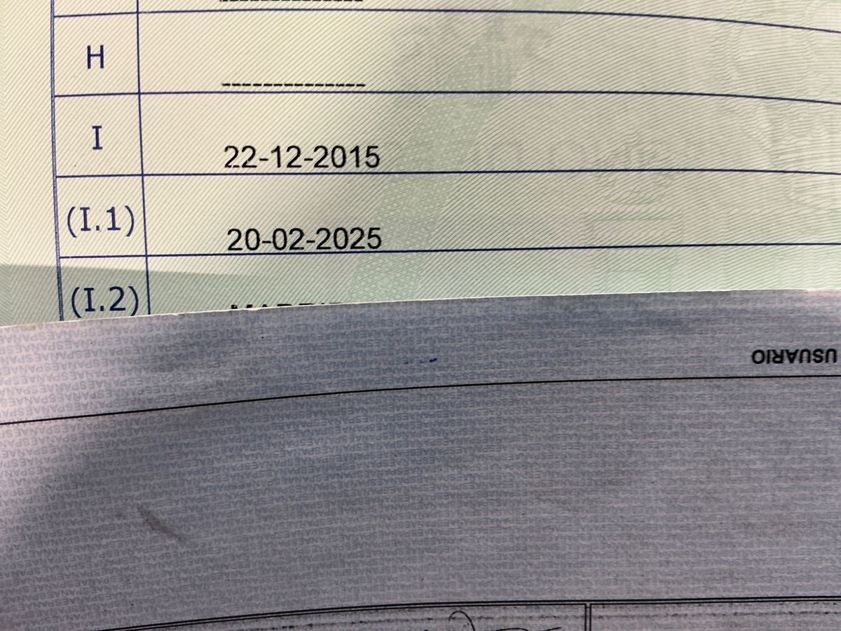 1º matriculación
