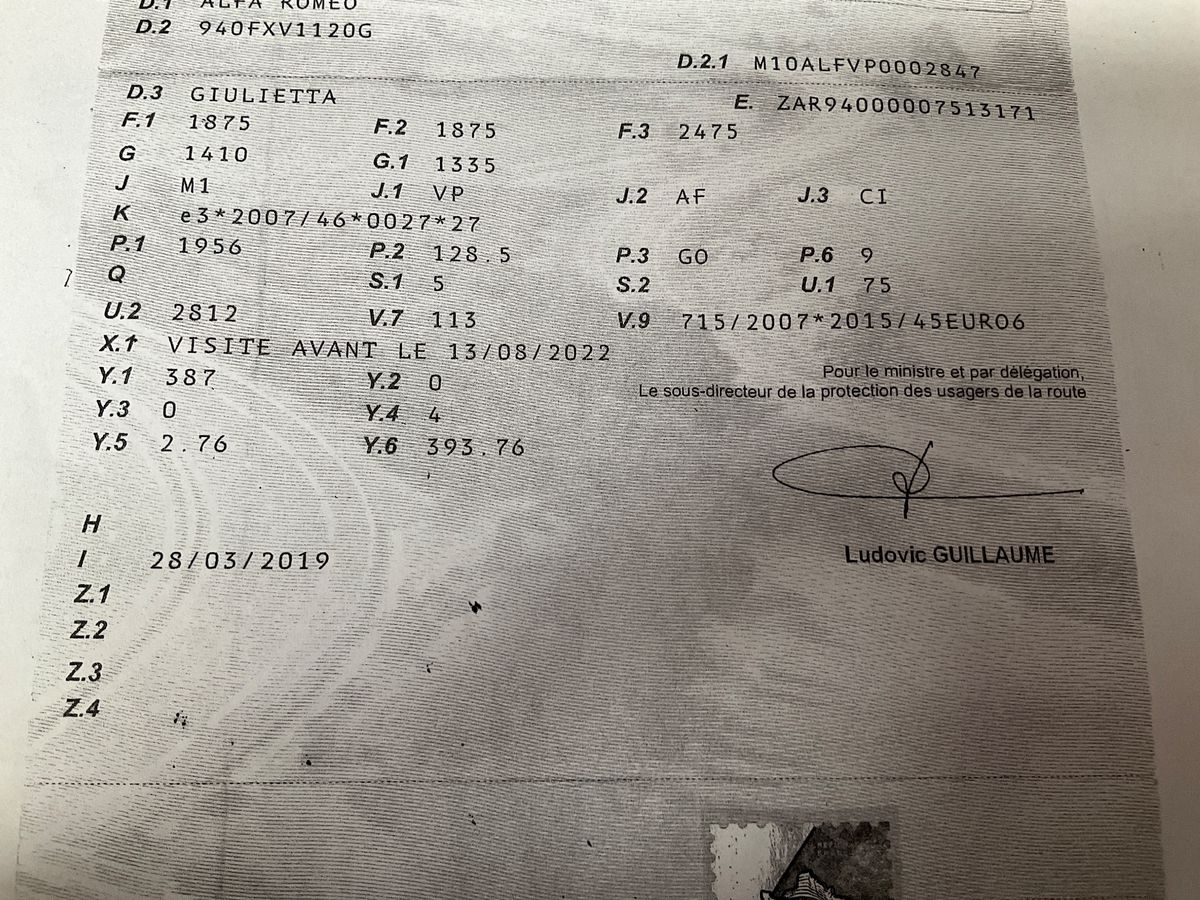 1º matriculación