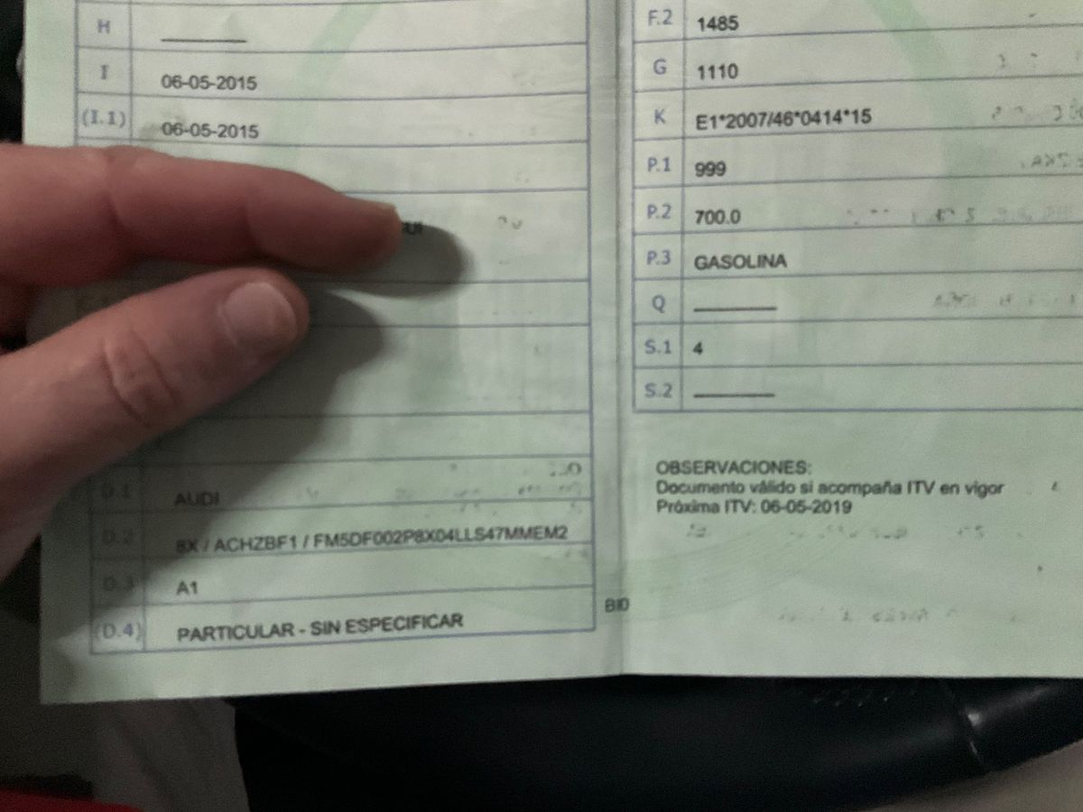 1º matriculación