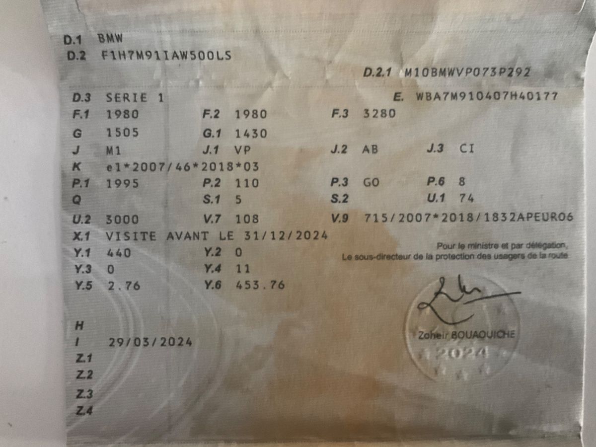 1º matriculación