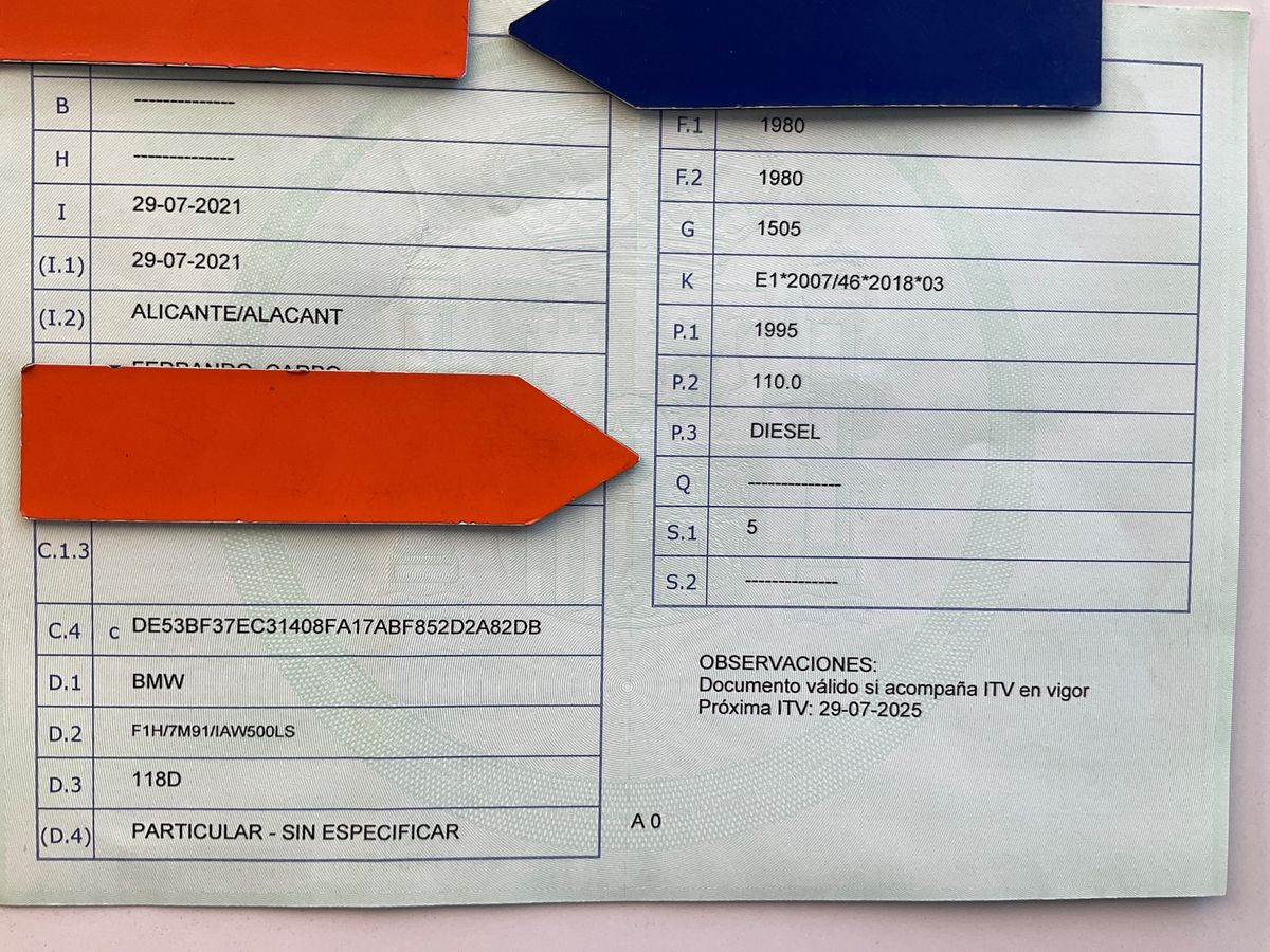 1º matriculación