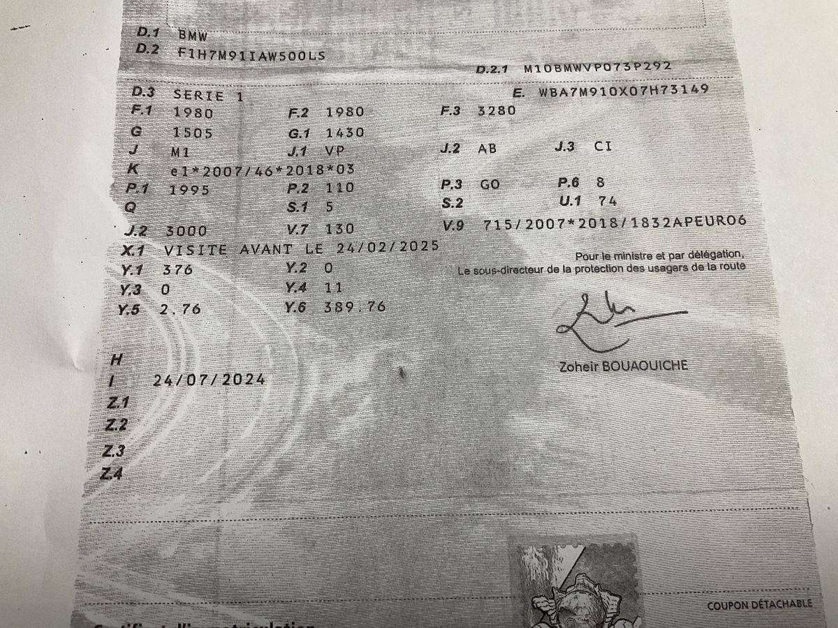 1º matriculación