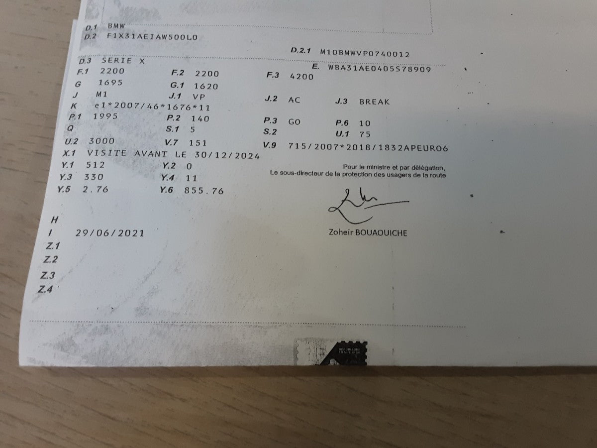 1º matriculación