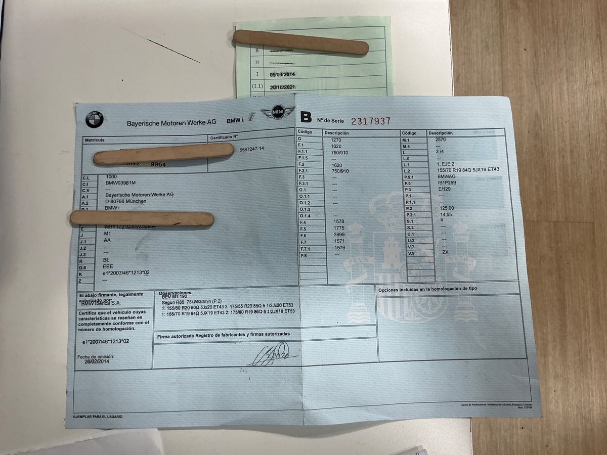1º matriculación