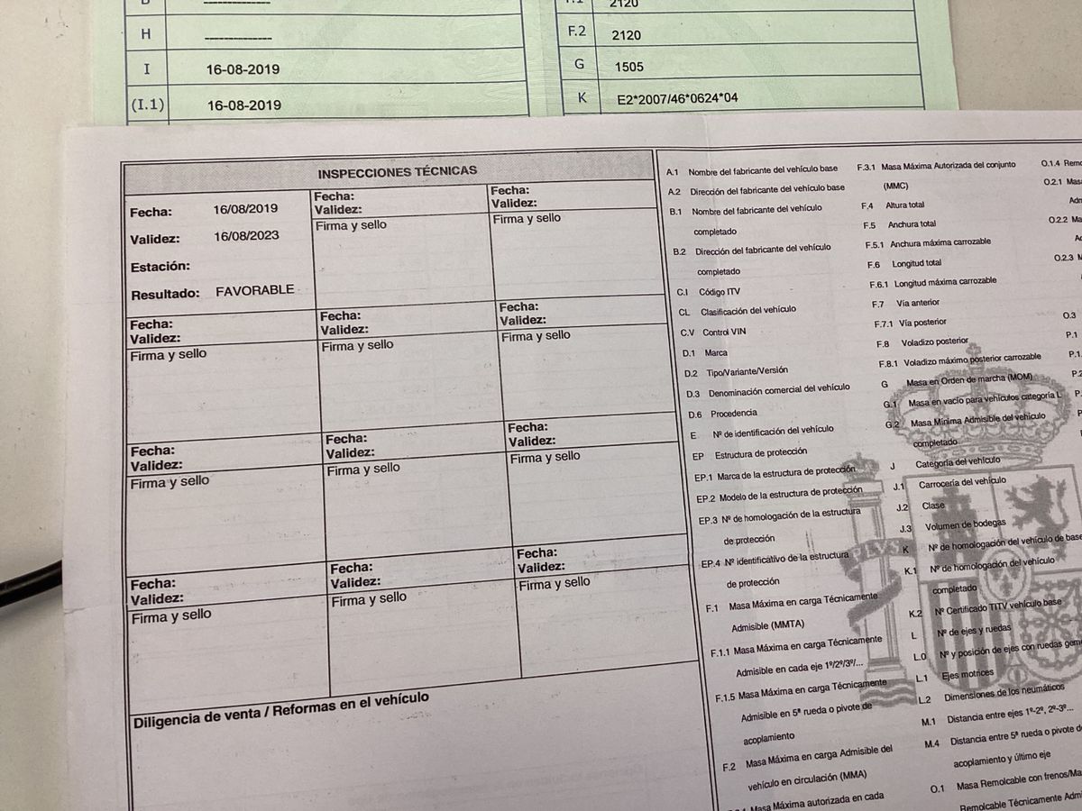 1º matriculación