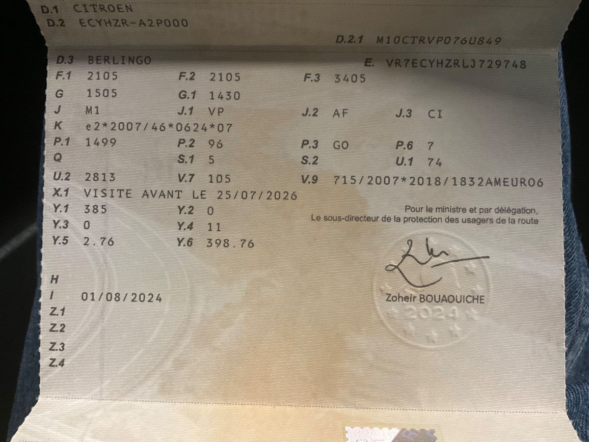1º matriculación