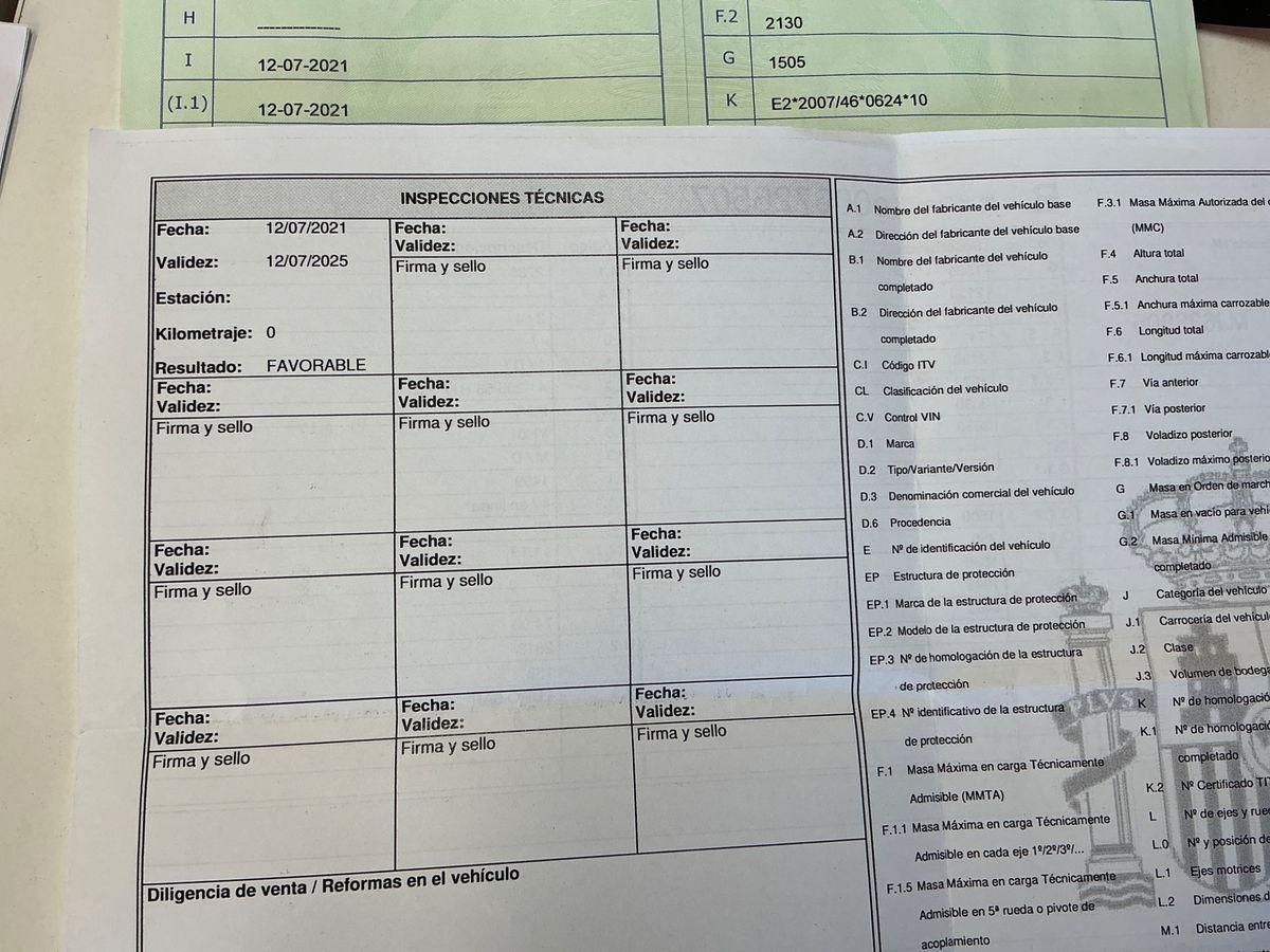 1º matriculación