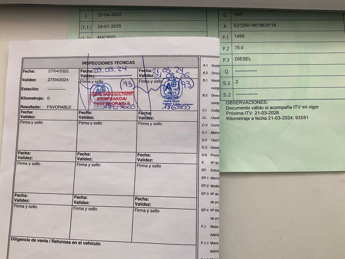 1º matriculación