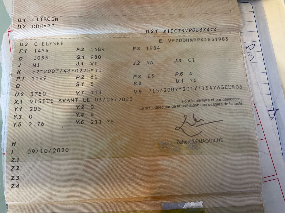 1º matriculación