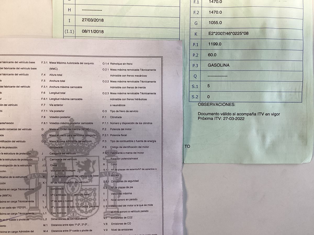 1º matriculación