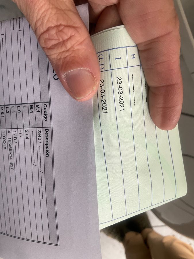 1º matriculación