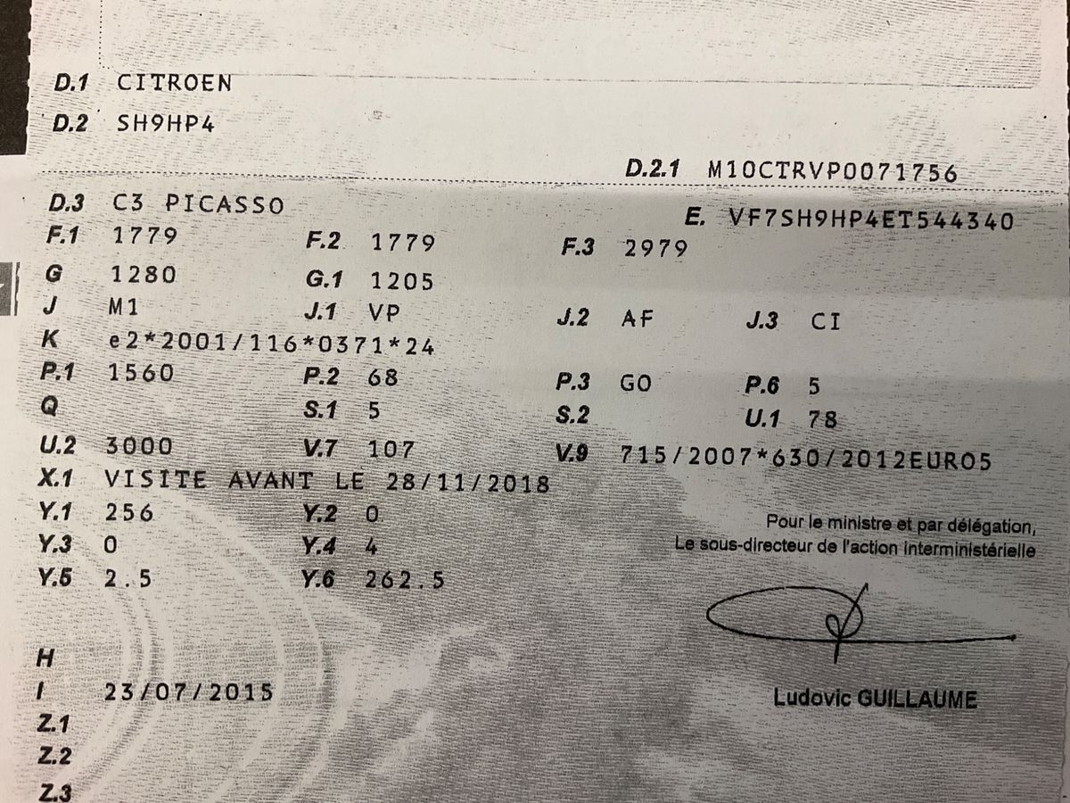 1º matriculación