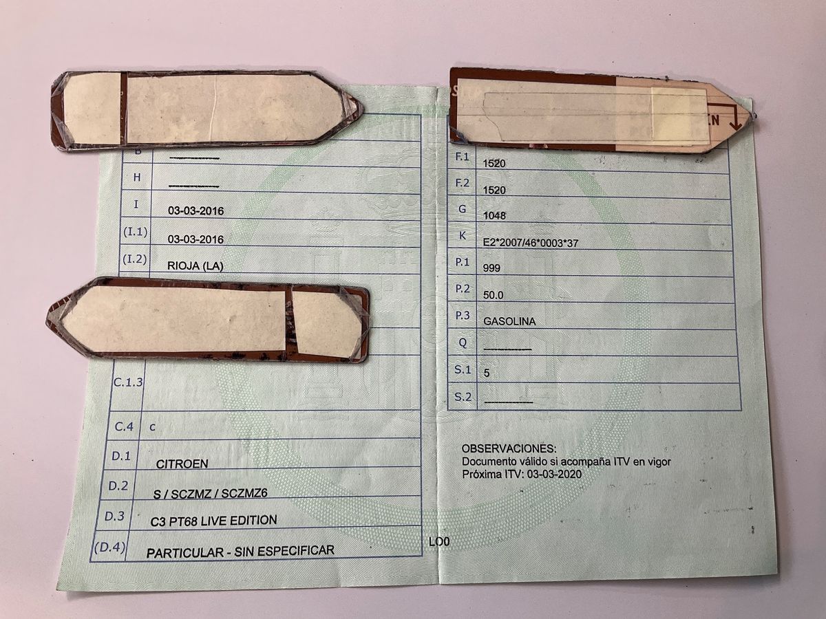 1º matriculación