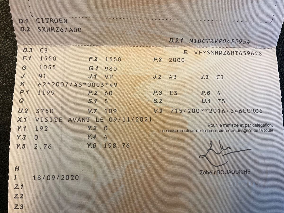 1º matriculación