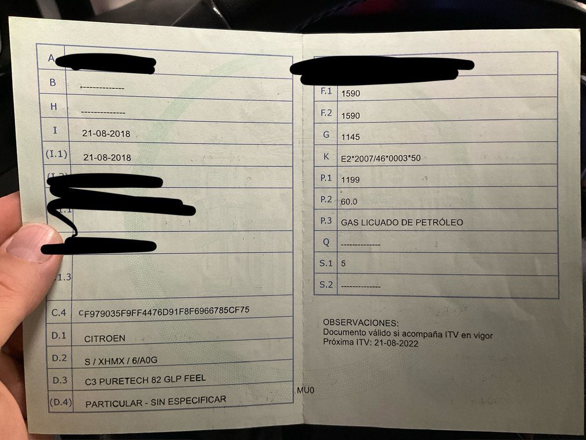 1º matriculación