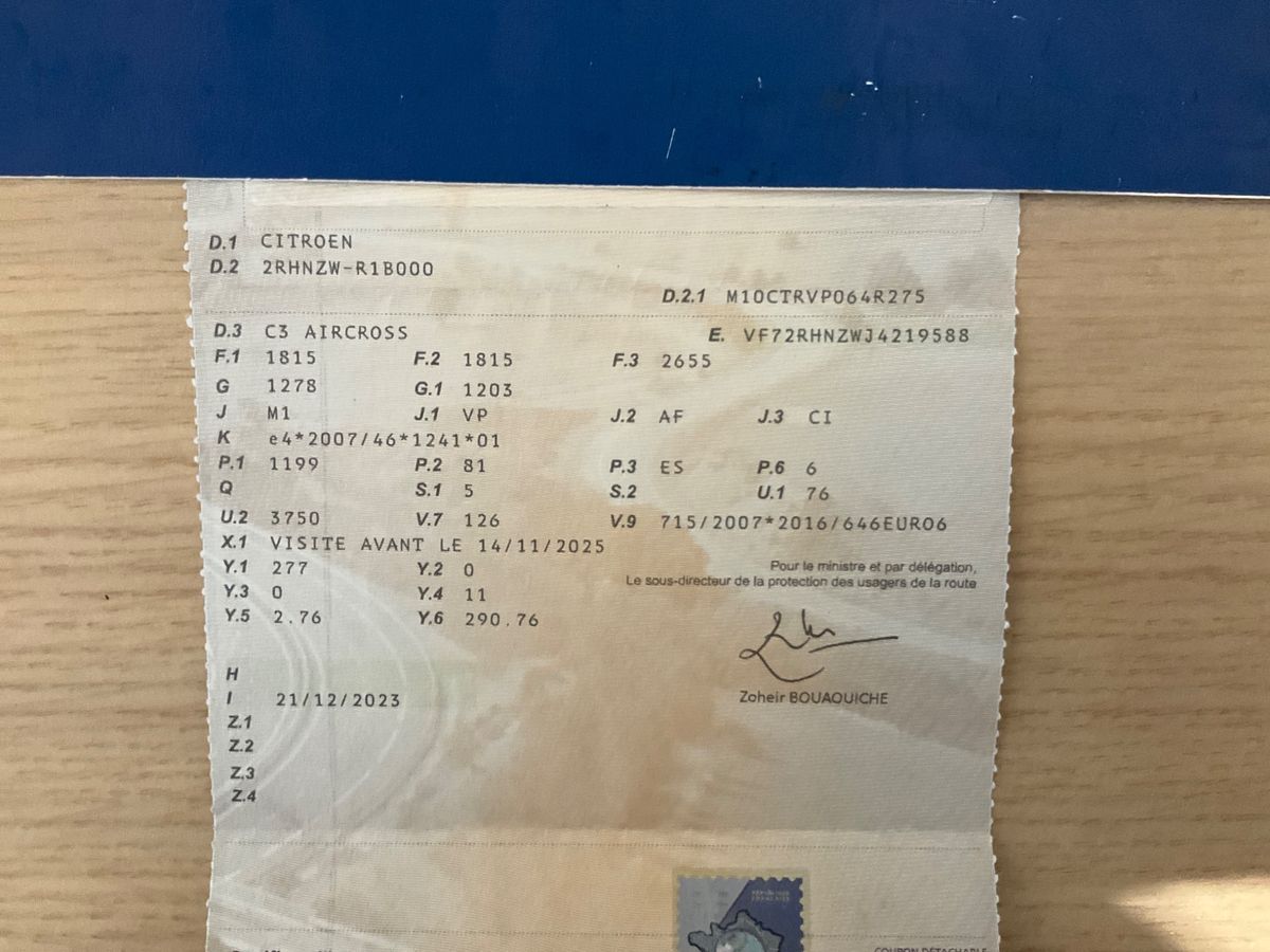 1º matriculación