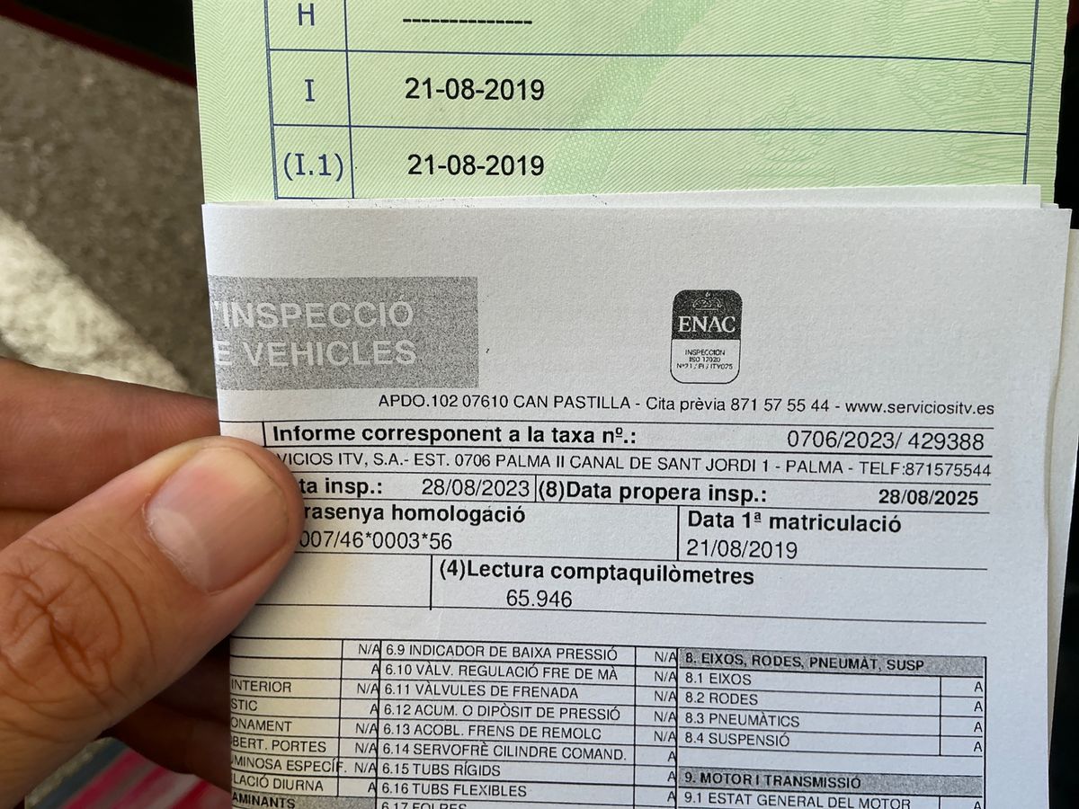 1º matriculación