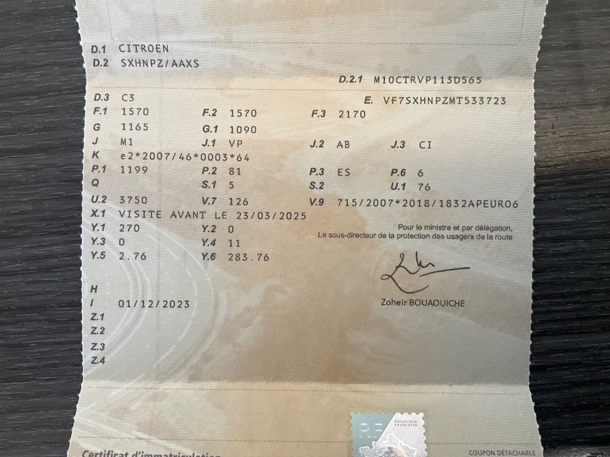1º matriculación