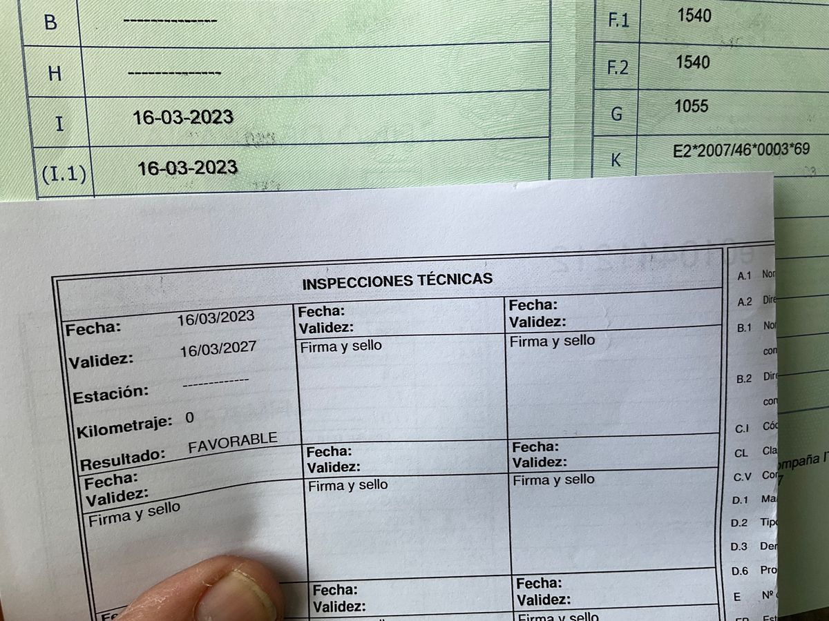 1º matriculación