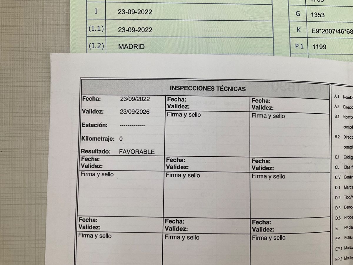 1º matriculación