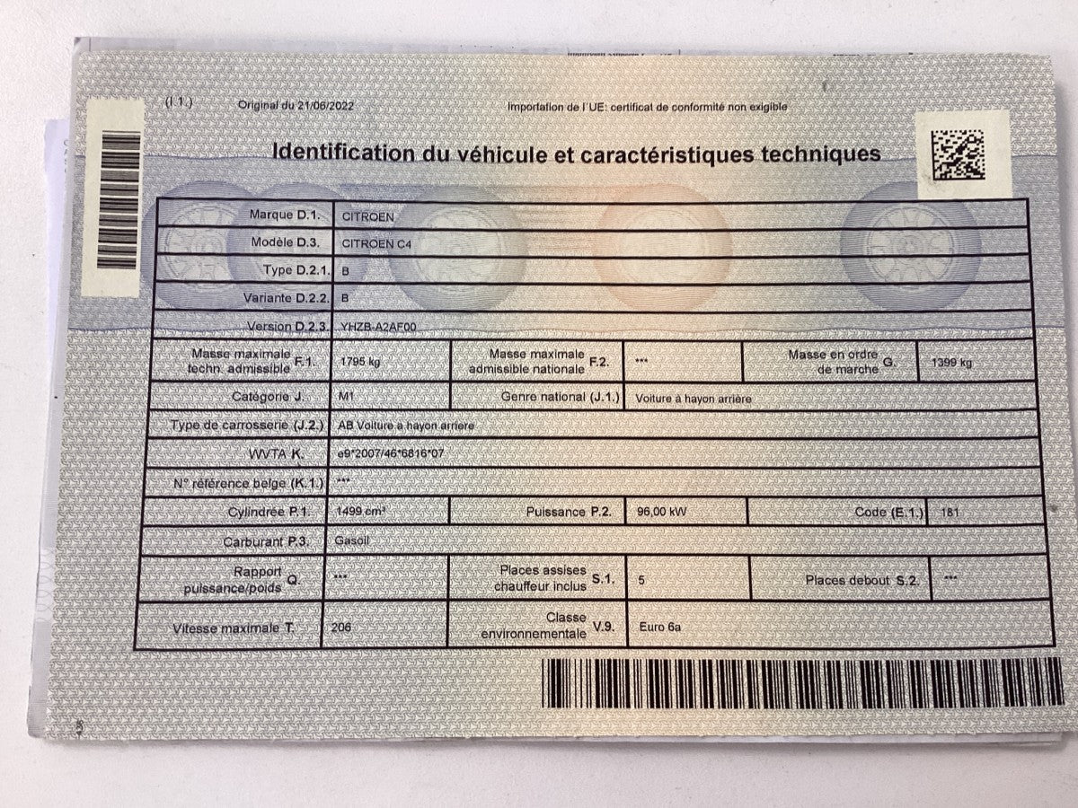 1º matriculación