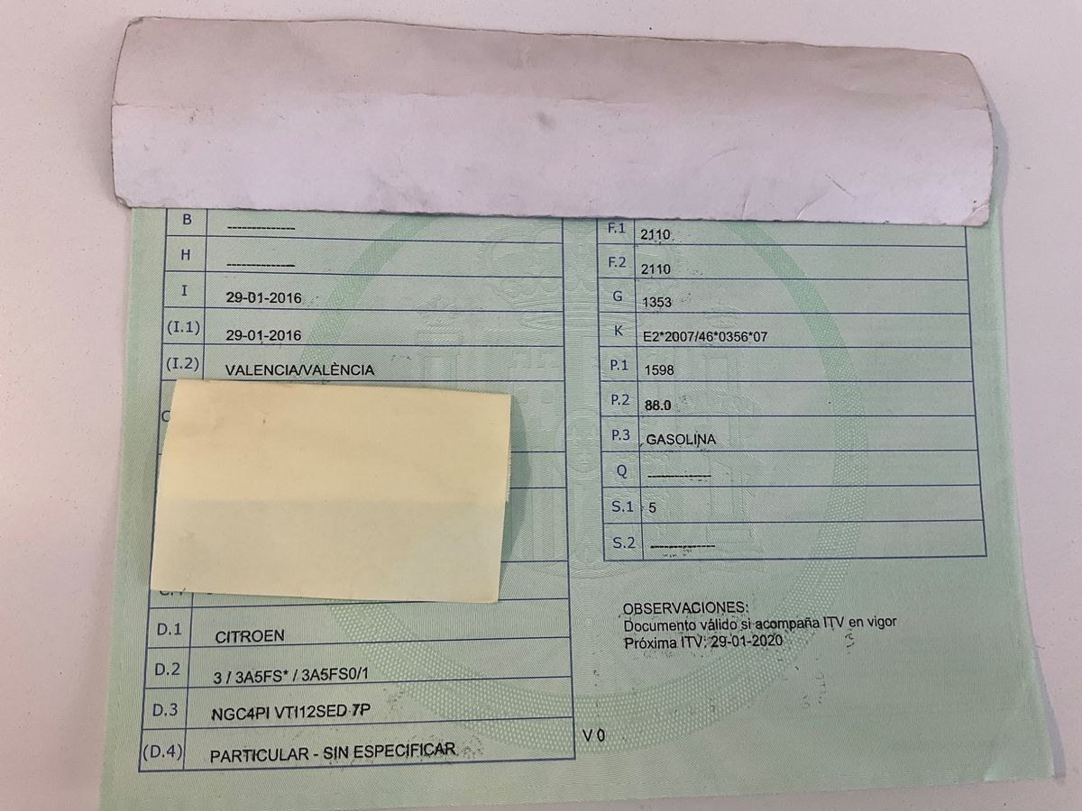 1º matriculación