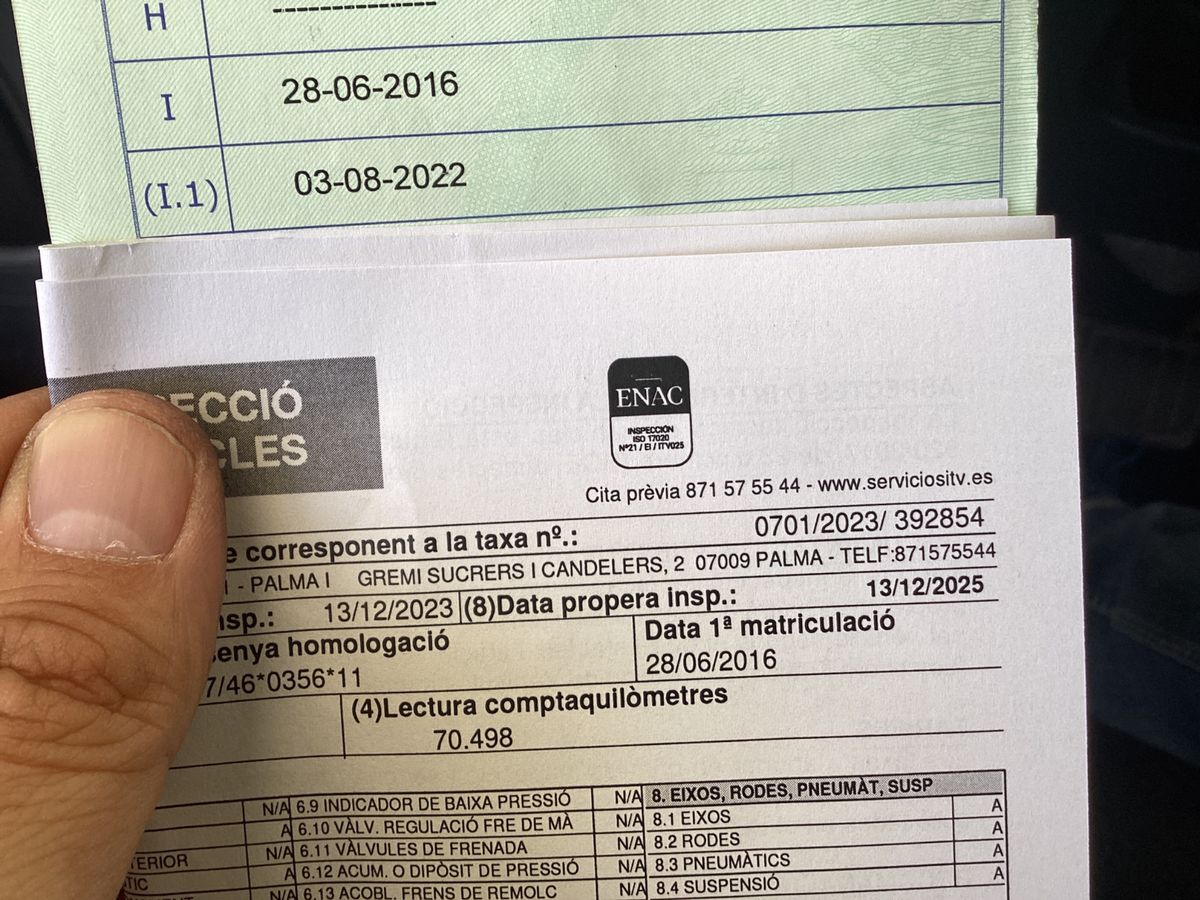 1º matriculación