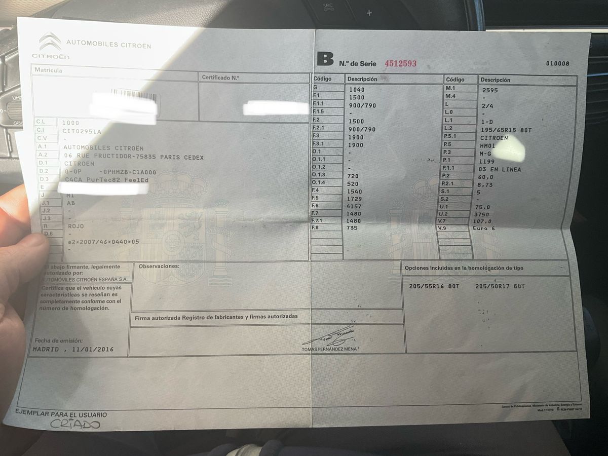 1º matriculación