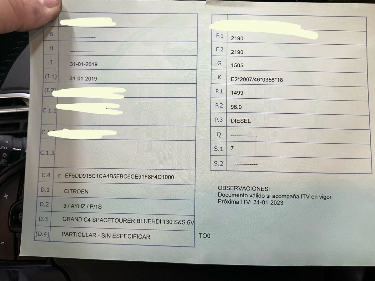 1º matriculación