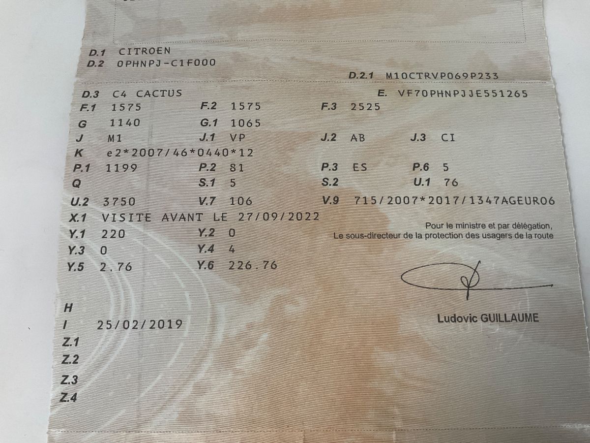 1º matriculación