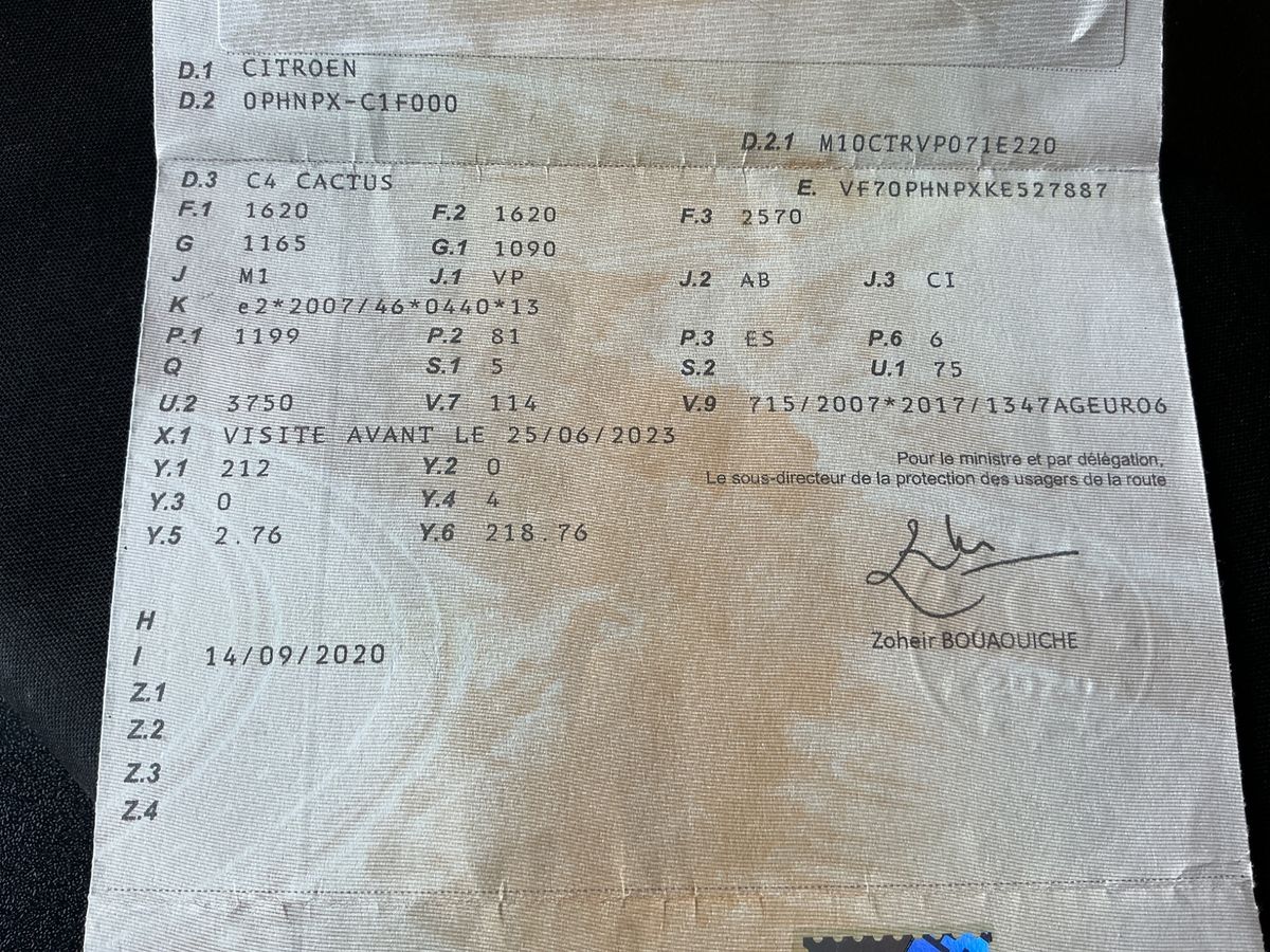 1º matriculación