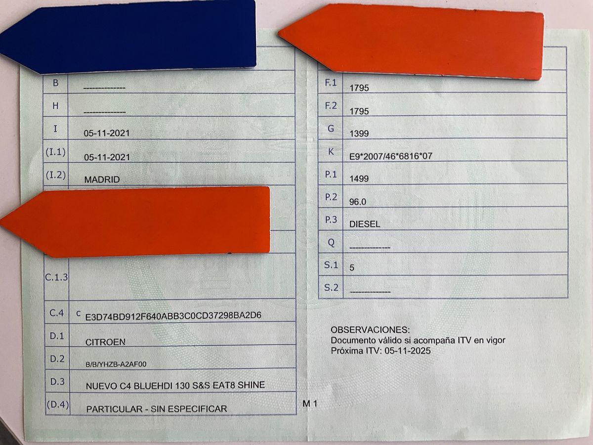 1º matriculación