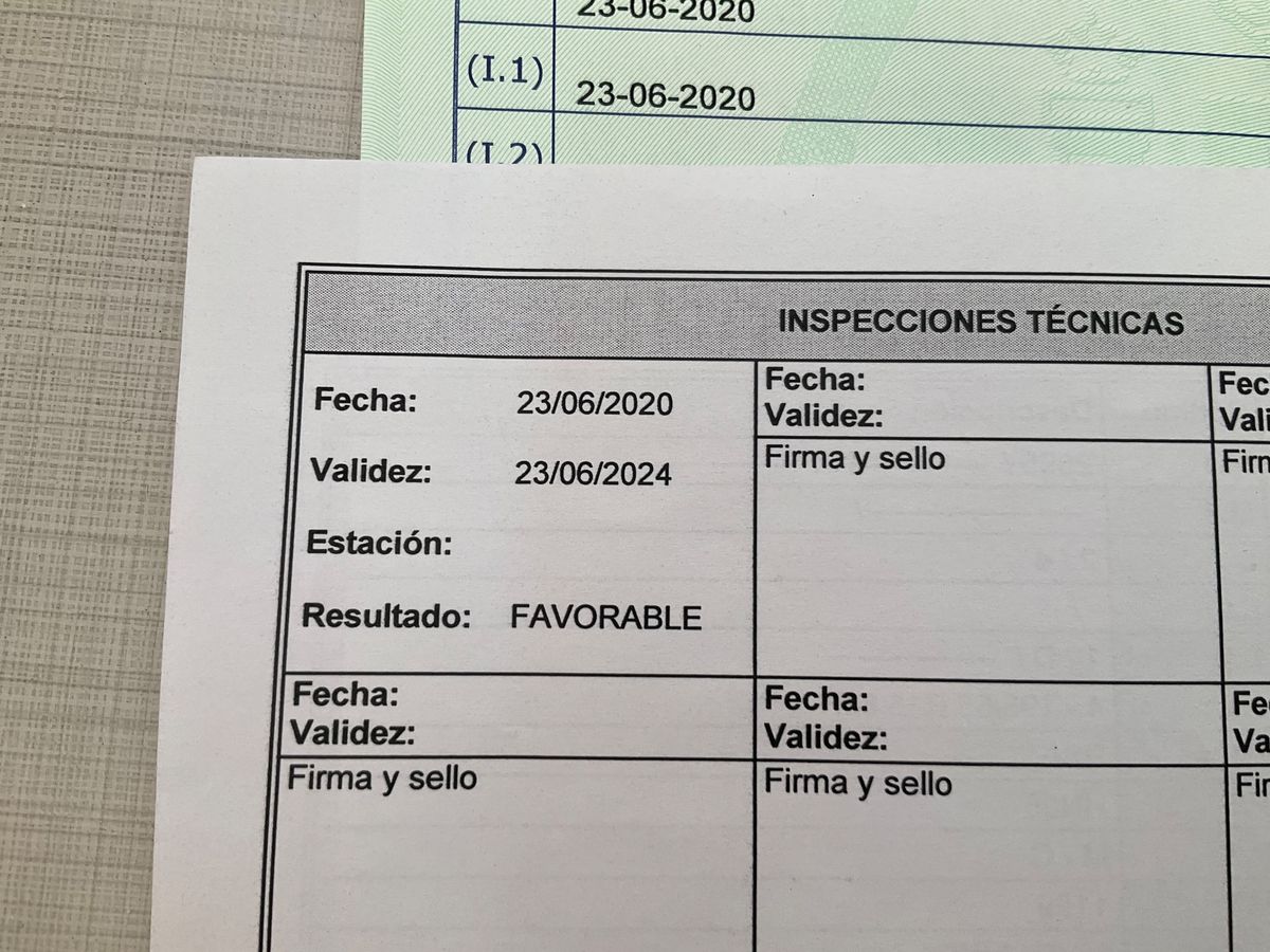 1º matriculación