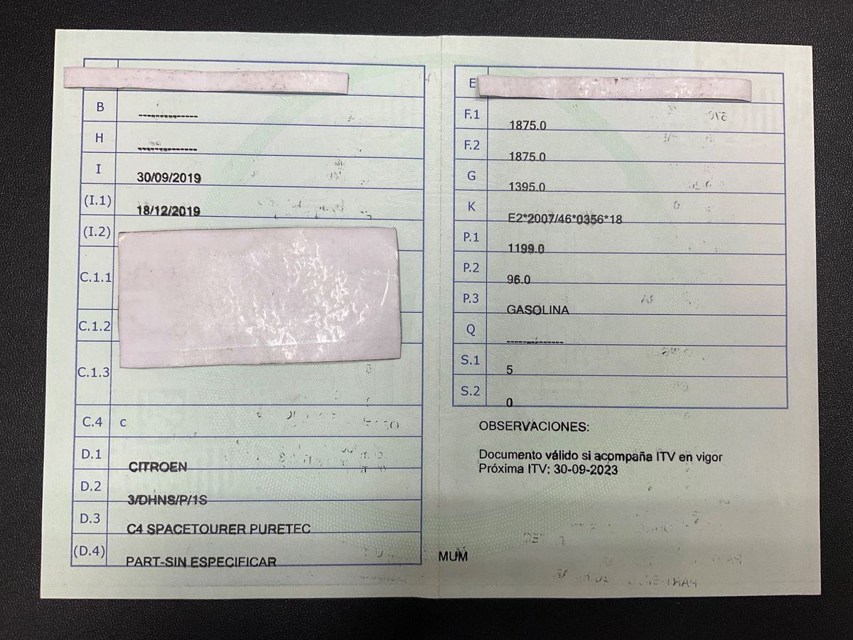 1º matriculación