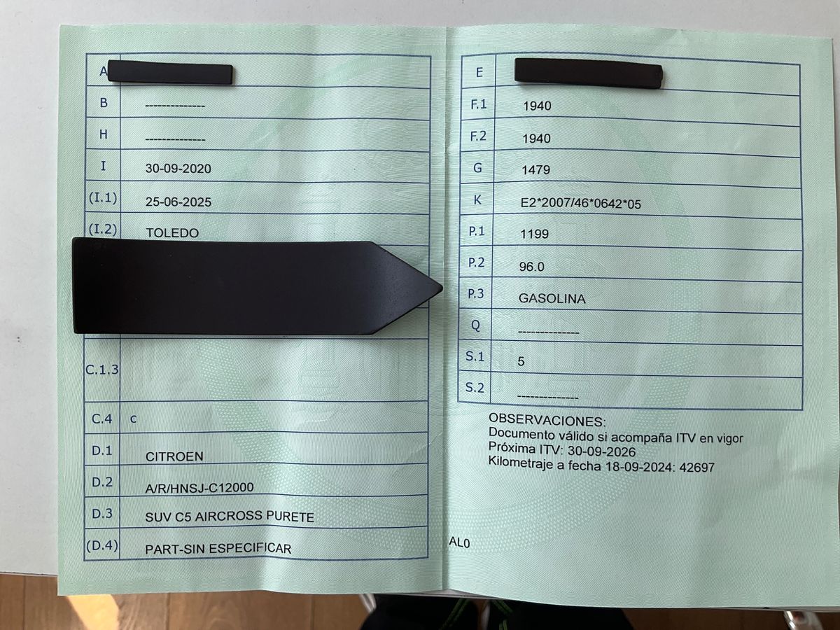 1º matriculación