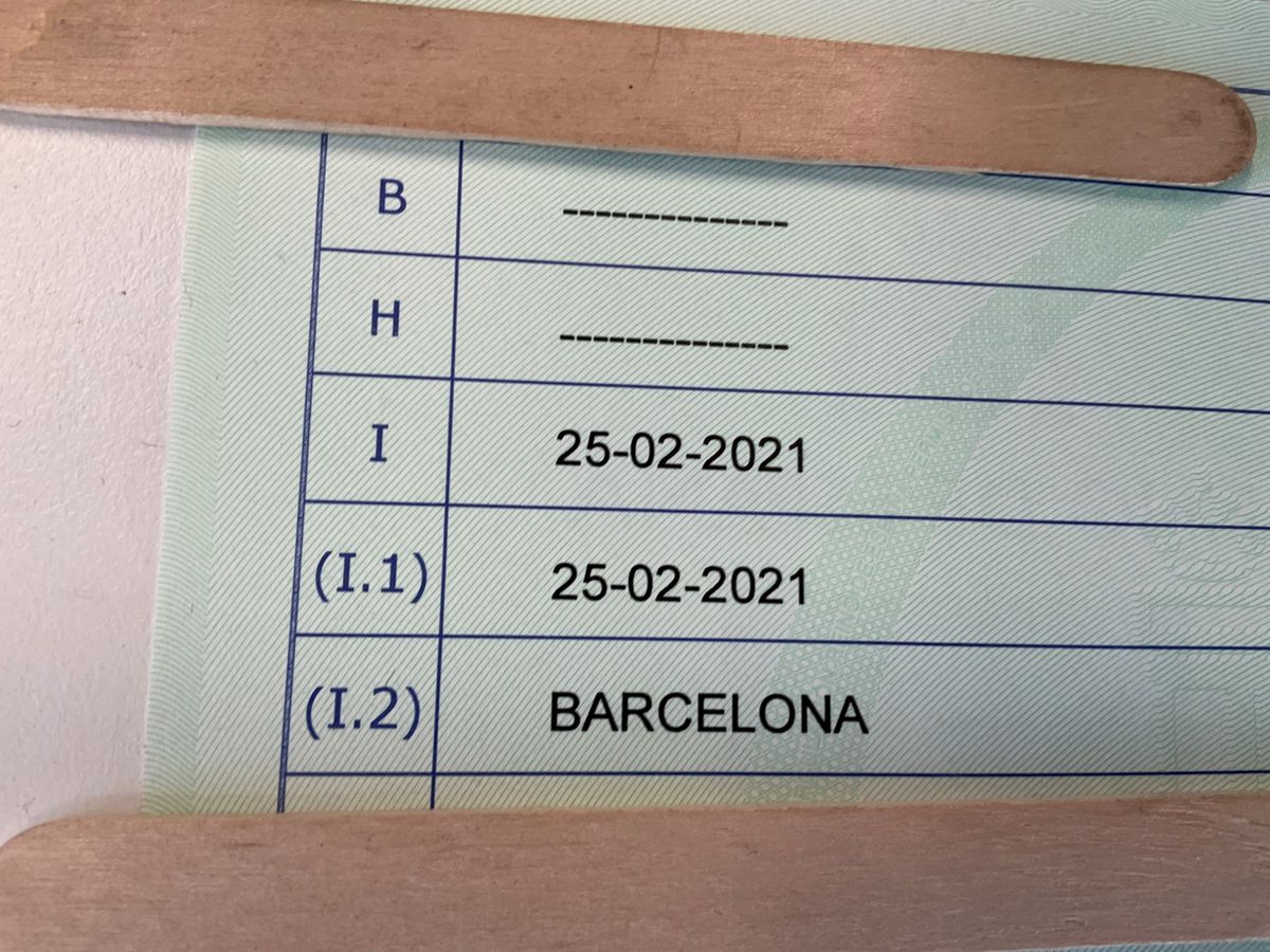 1º matriculación
