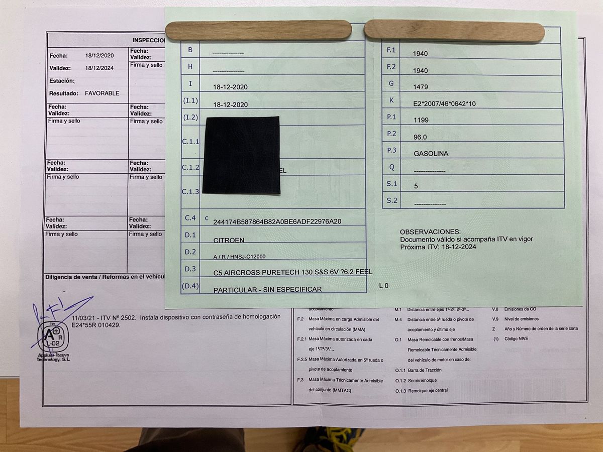 1º matriculación