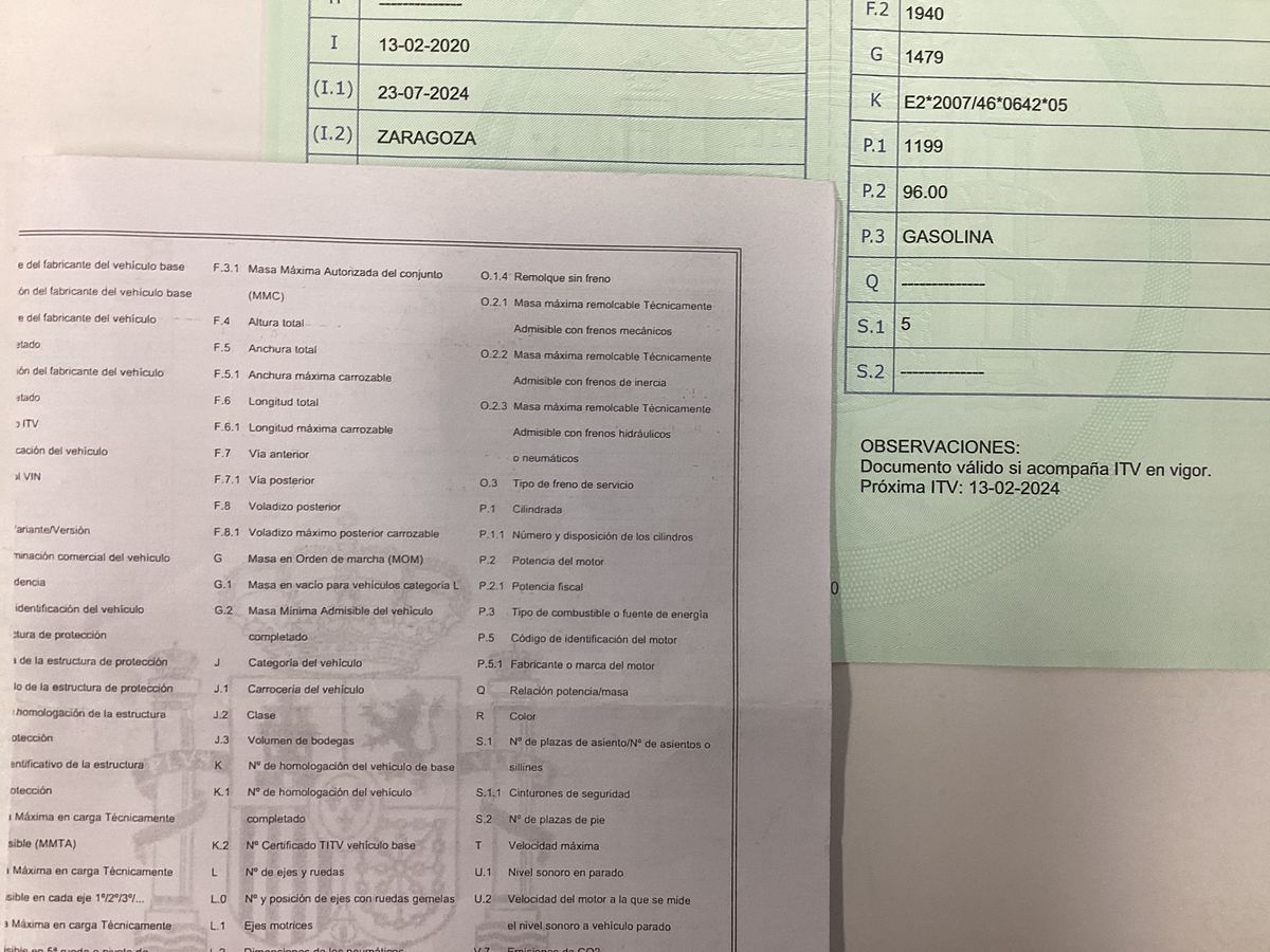 1º matriculación