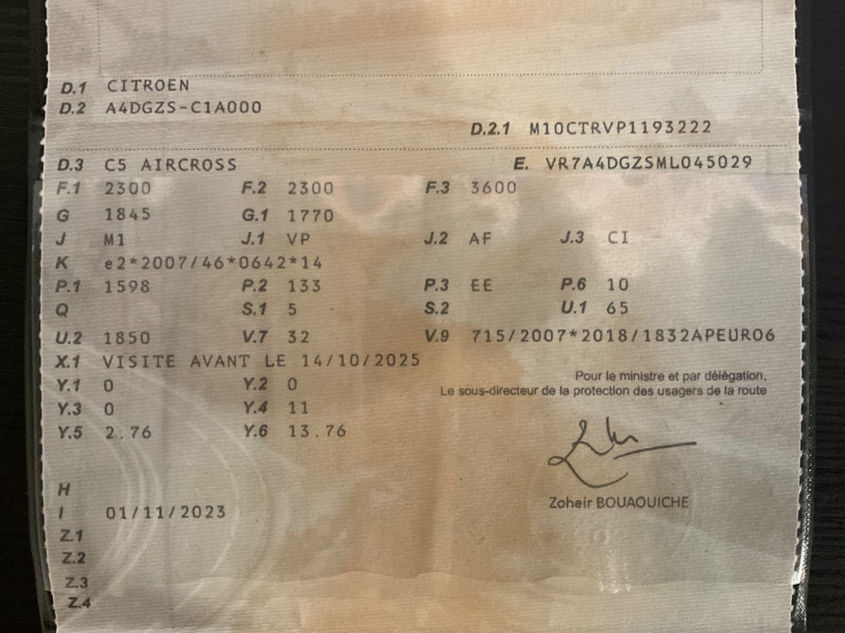 1º matriculación