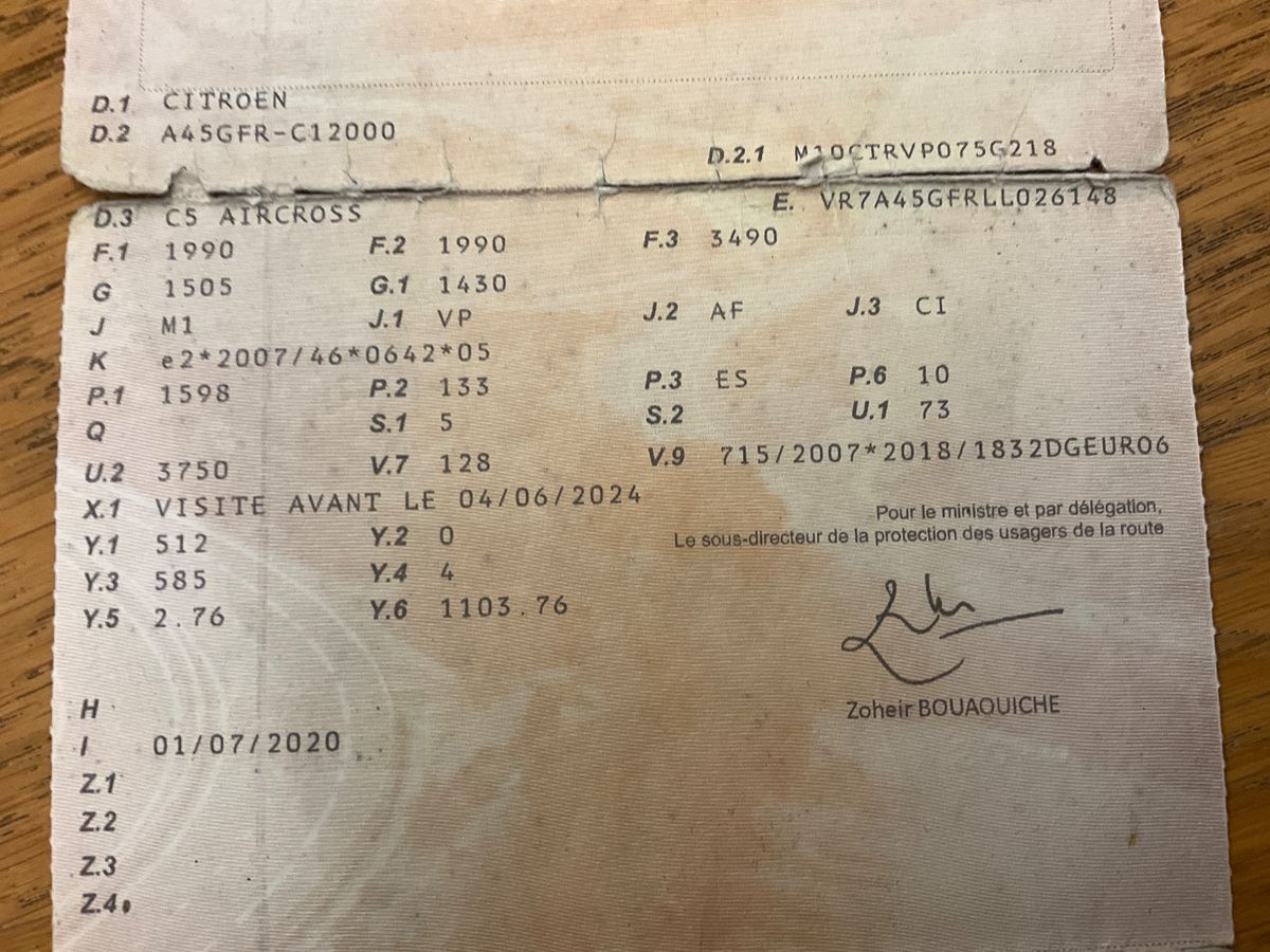 1º matriculación