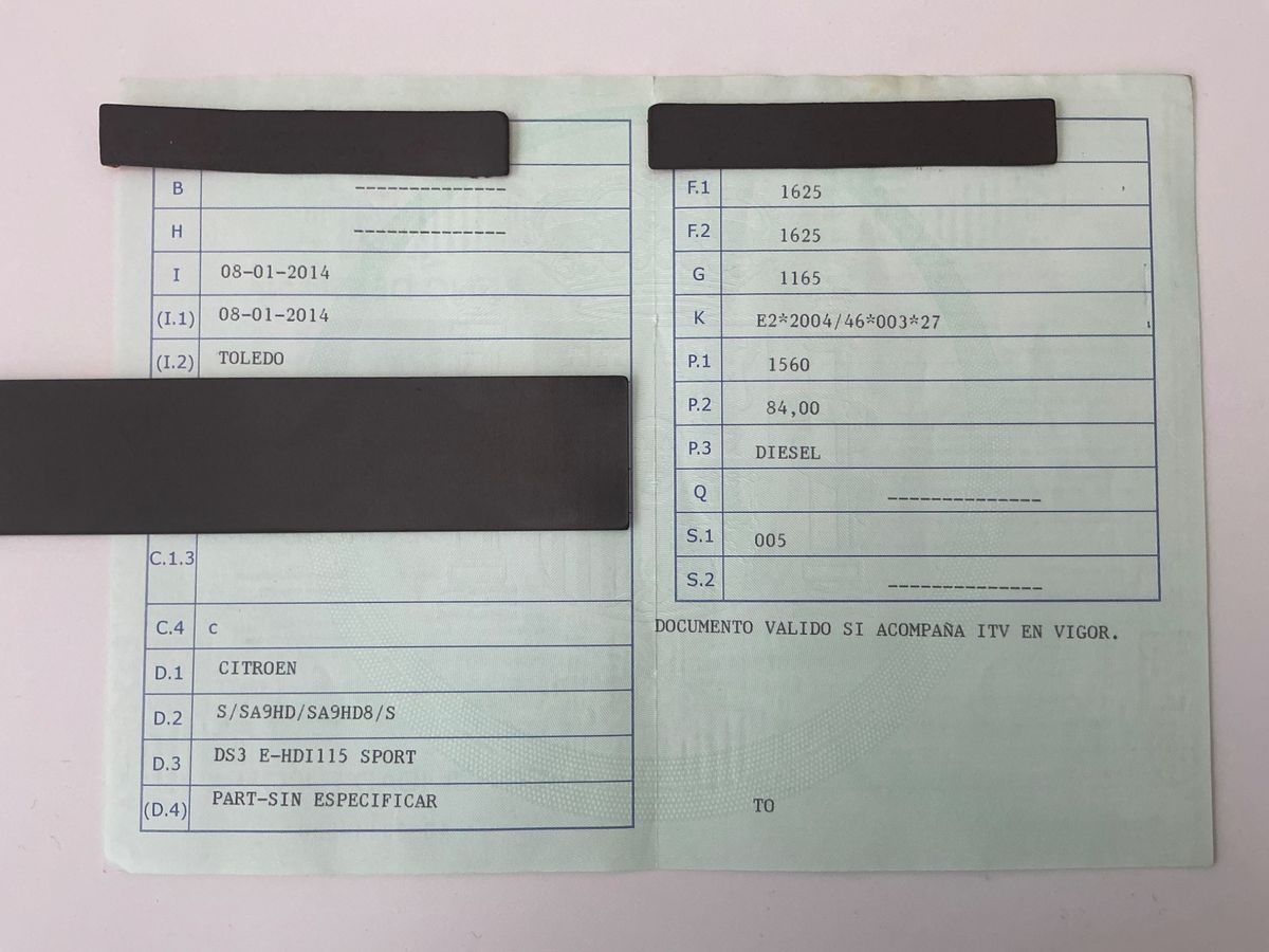 1º matriculación