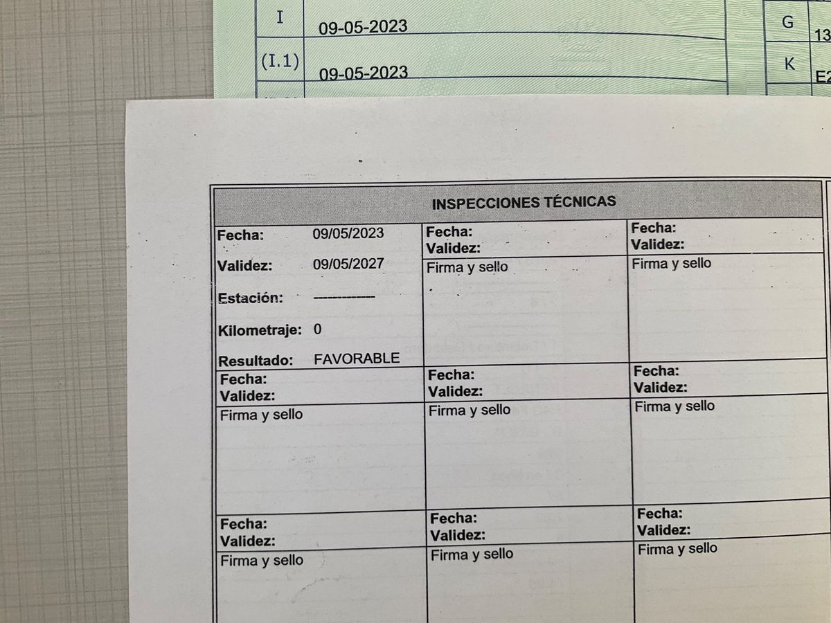 1º matriculación