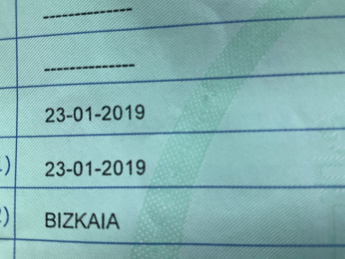 1º matriculación