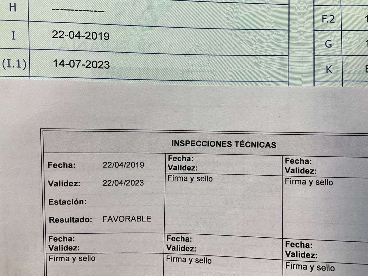 1º matriculación