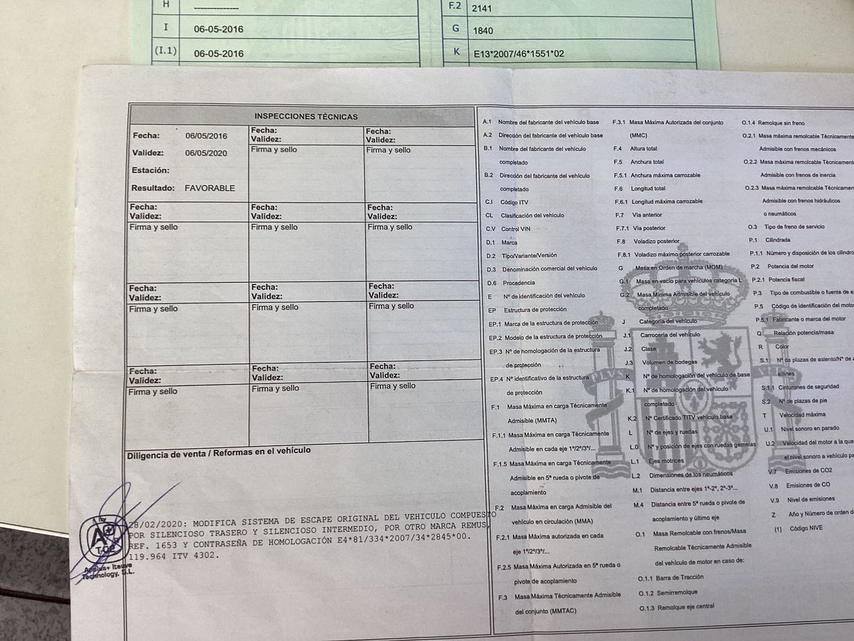 1º matriculación