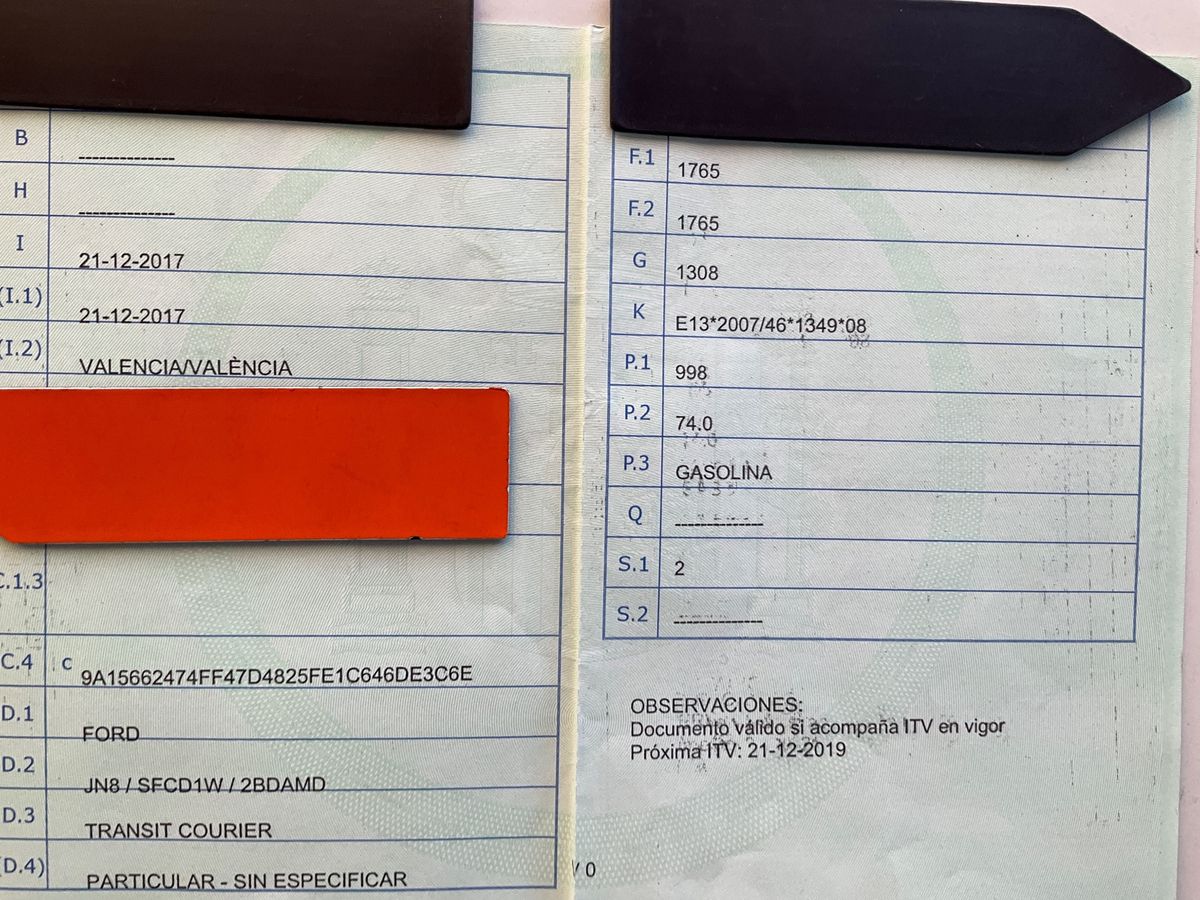 1º matriculación