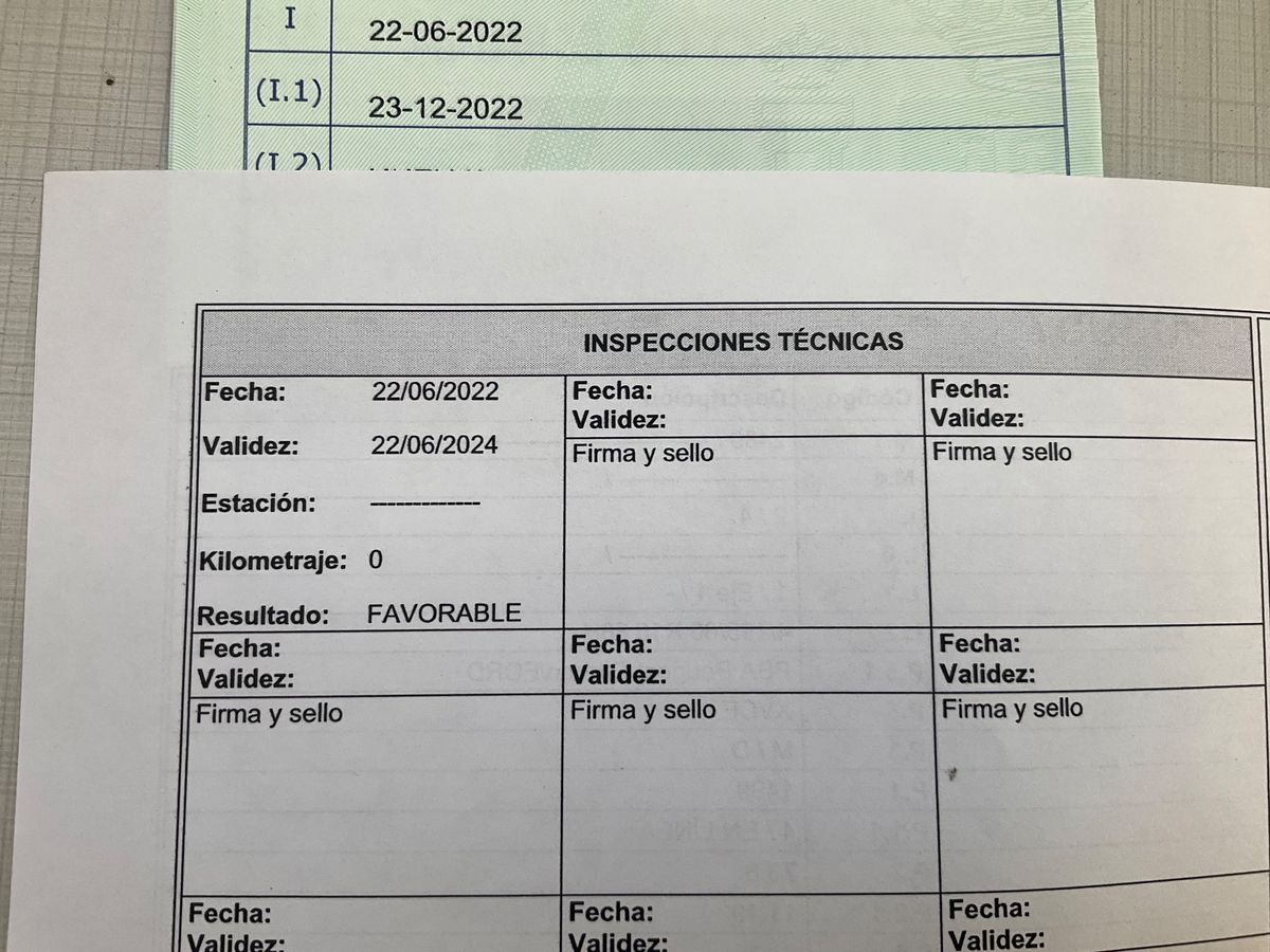 1º matriculación