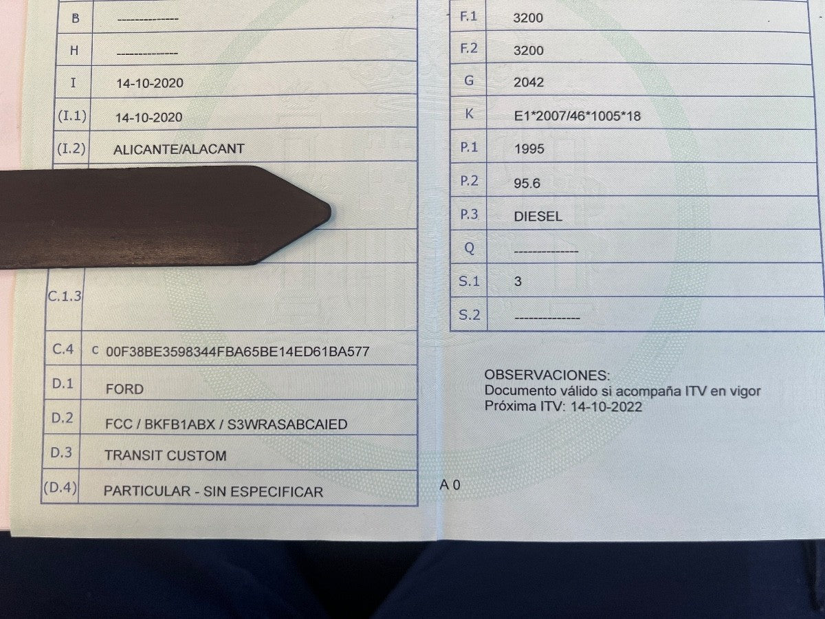 1º matriculación