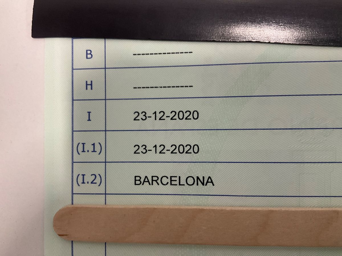 1º matriculación
