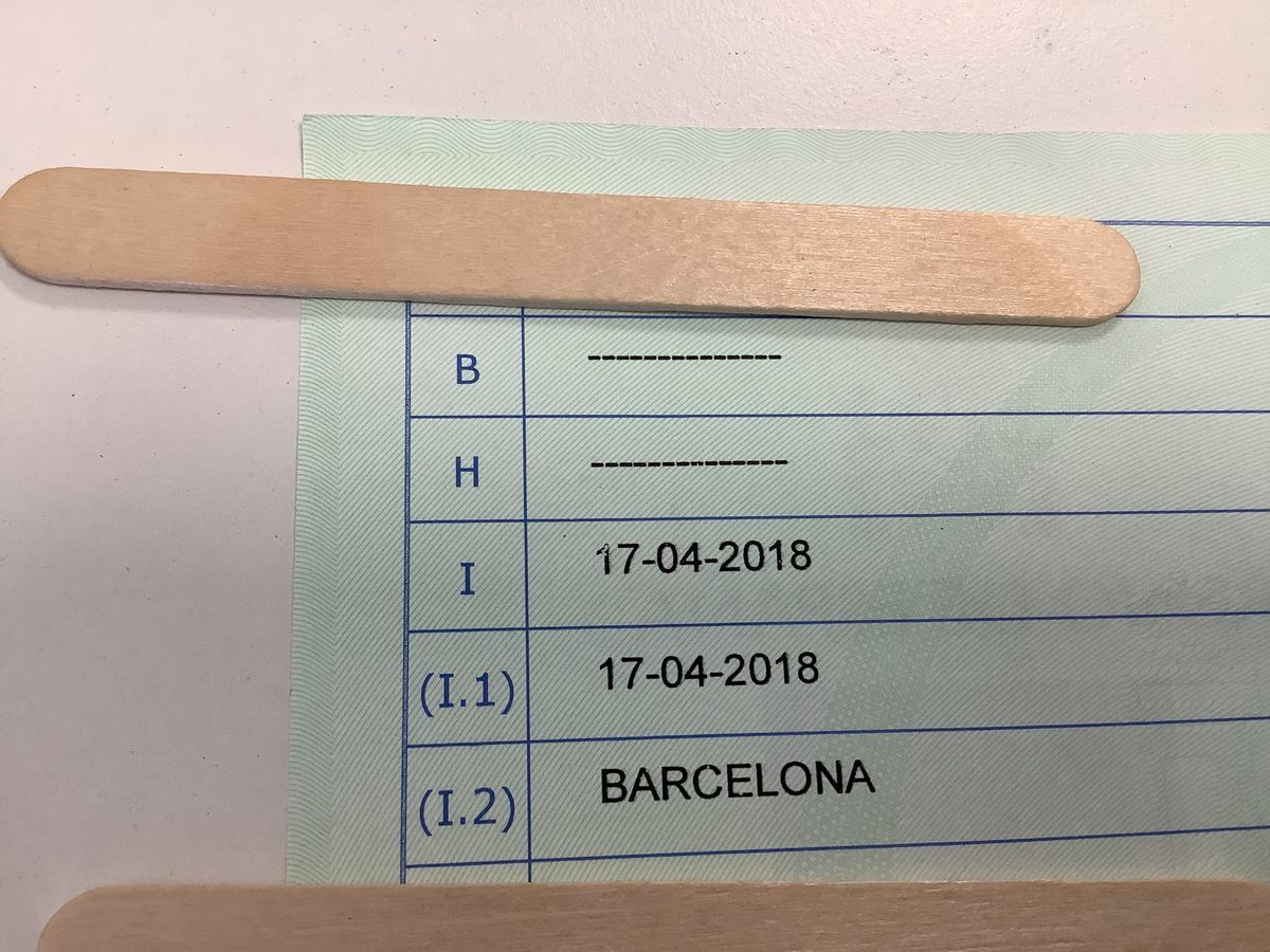 1º matriculación